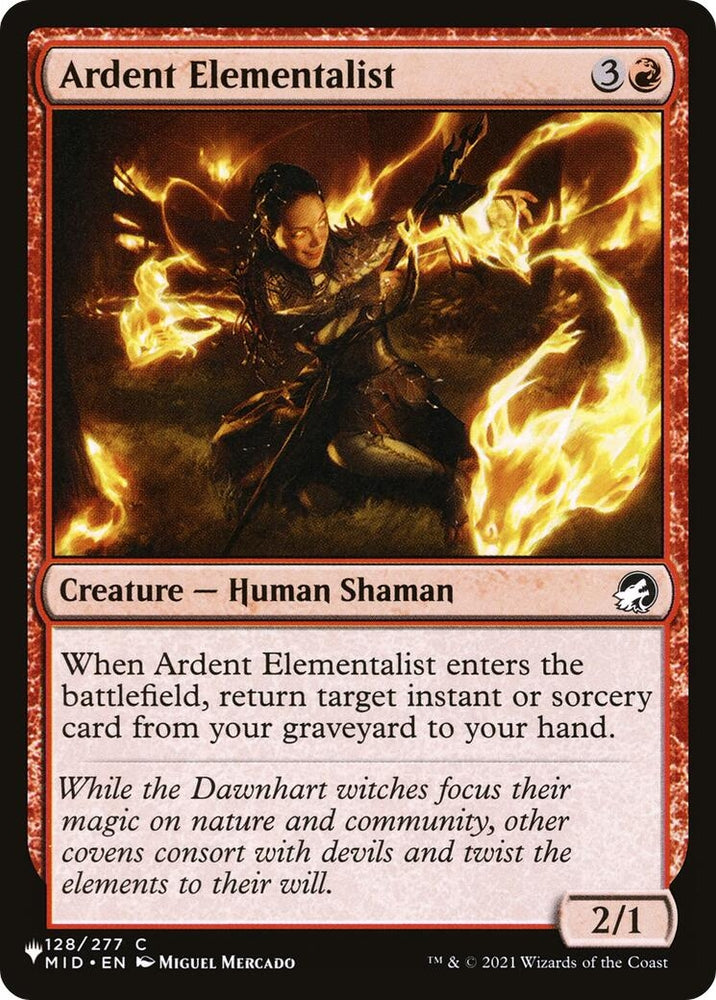 Image for Ardent Elementalist (128) [The List Reprints]