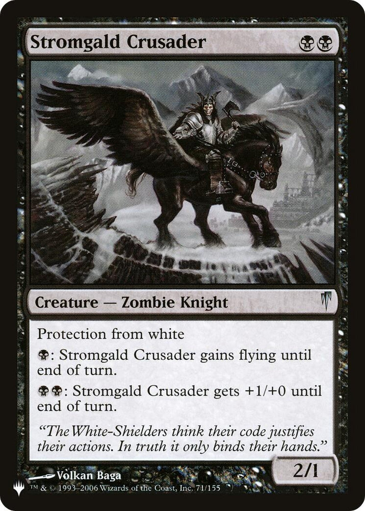 Image for Stromgald Crusader (71) [The List Reprints]