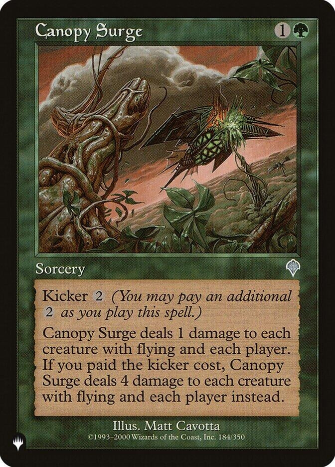 Image for Canopy Surge (184) [The List Reprints]