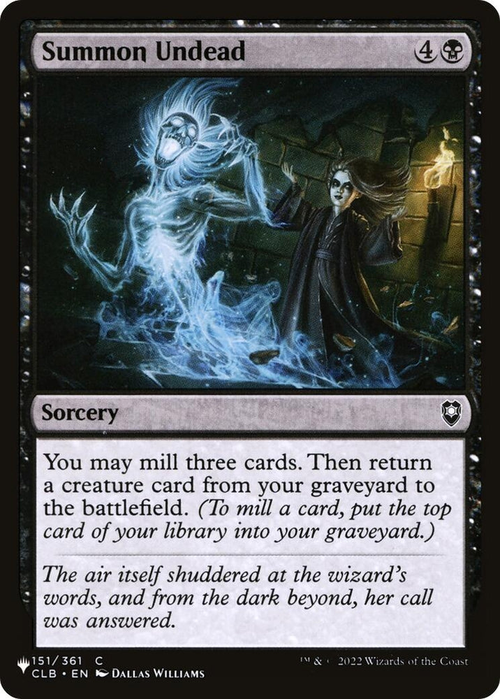 Image for Summon Undead (151) [The List Reprints]