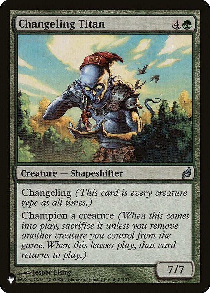 Image for Changeling Titan (200) [The List Reprints]