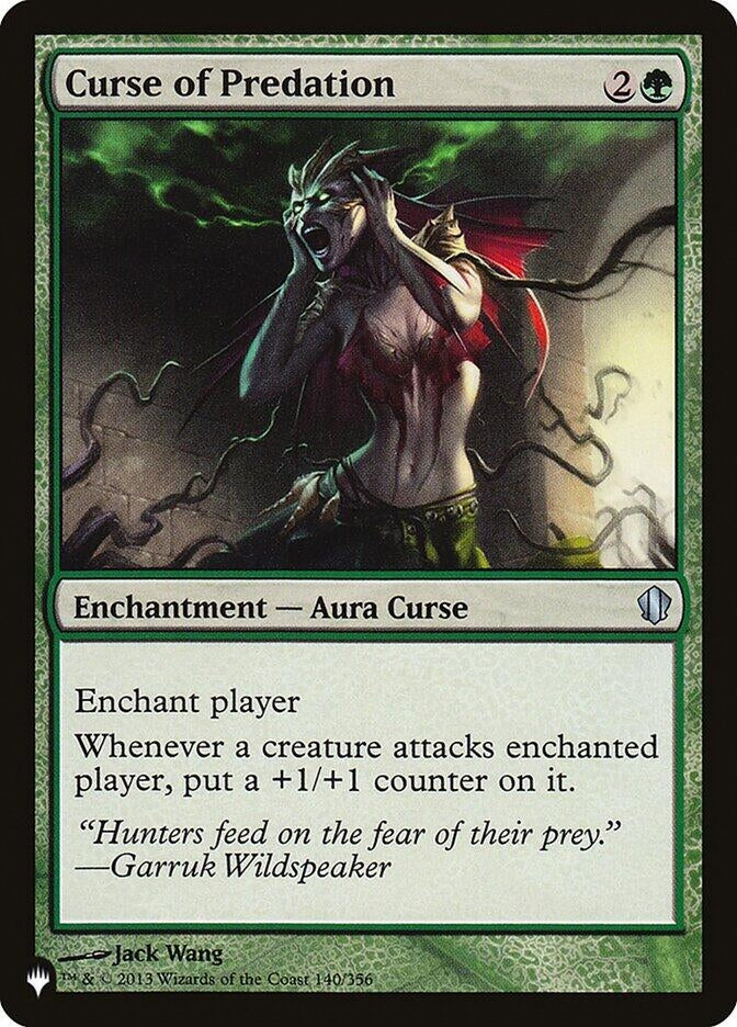 Image for Curse of Predation (140) [The List Reprints]