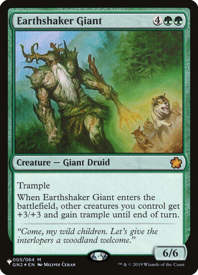 Image for Earthshaker Giant (5) [The List Reprints]