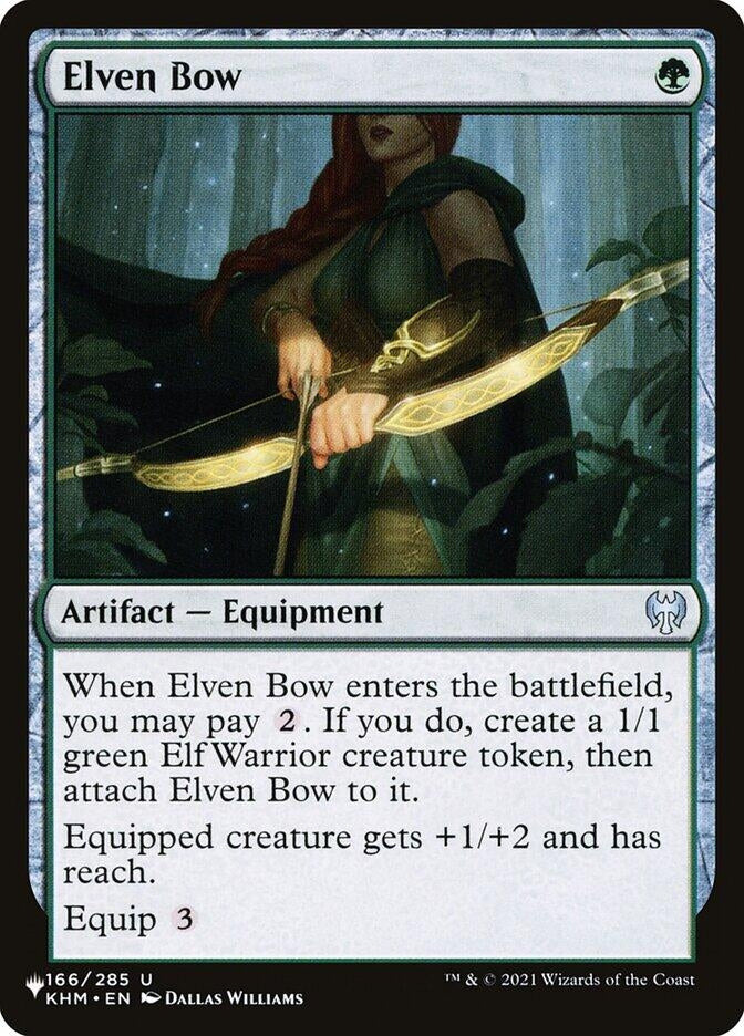 Image for Elven Bow (166) [The List Reprints]