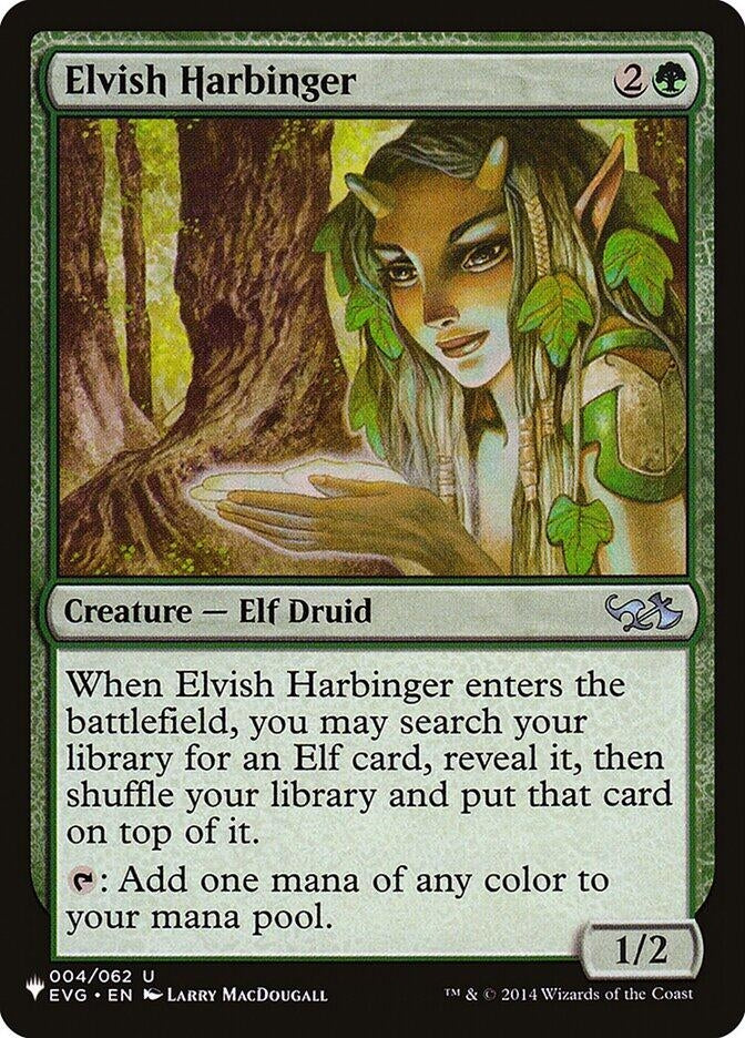 Image for Elvish Harbinger (4) [The List Reprints]