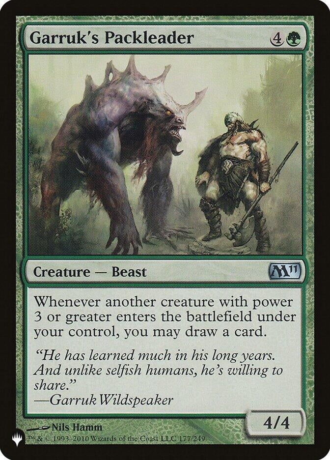 Image for Garruk's Packleader (177) [The List Reprints]
