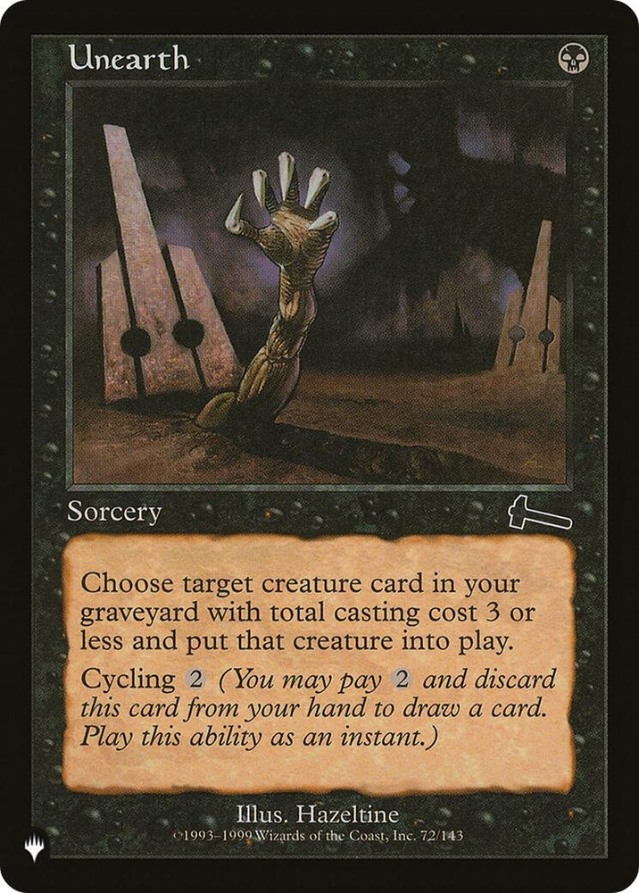 Image for Unearth (72) [The List Reprints]