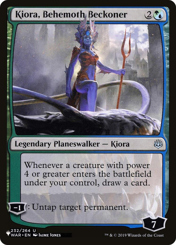 Image for Kiora, Behemoth Beckoner (232) [The List Reprints]