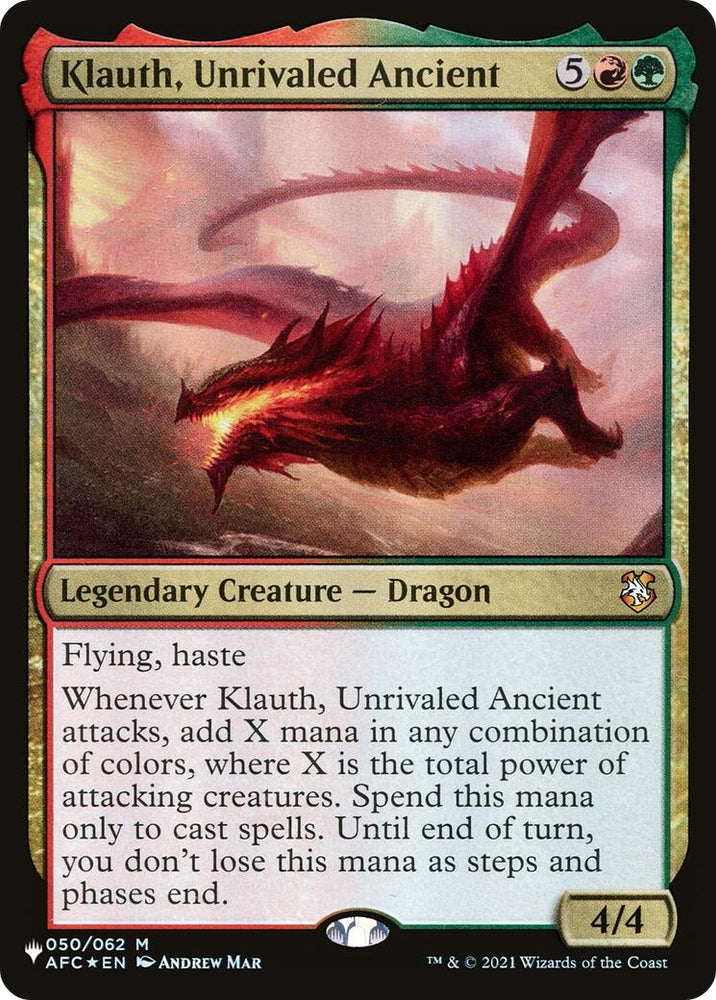 Image for Klauth, Unrivaled Ancient (50) [The List Reprints]