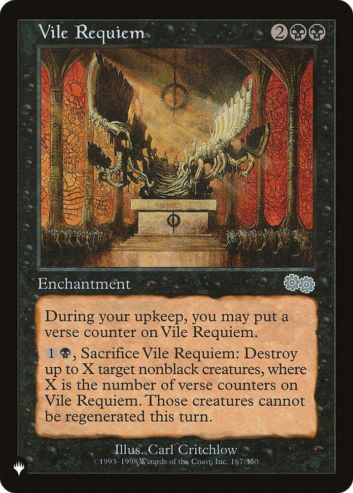 Image for Vile Requiem (USG) (167) [The List Reprints]