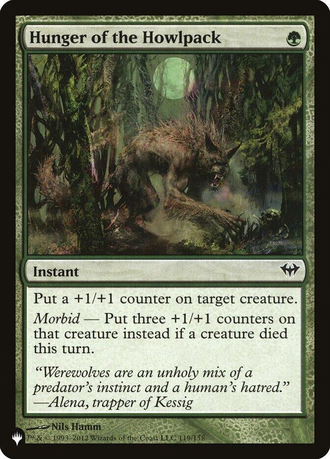 Image for Hunger of the Howlpack (119) [The List Reprints]