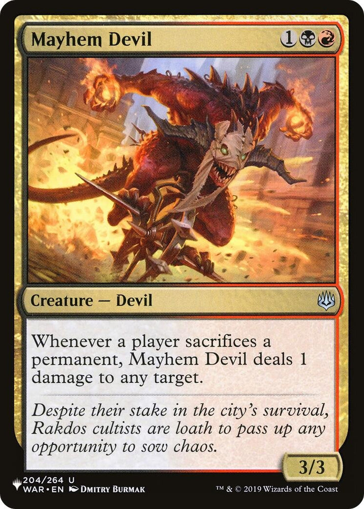 Image for Mayhem Devil (204) [The List Reprints]