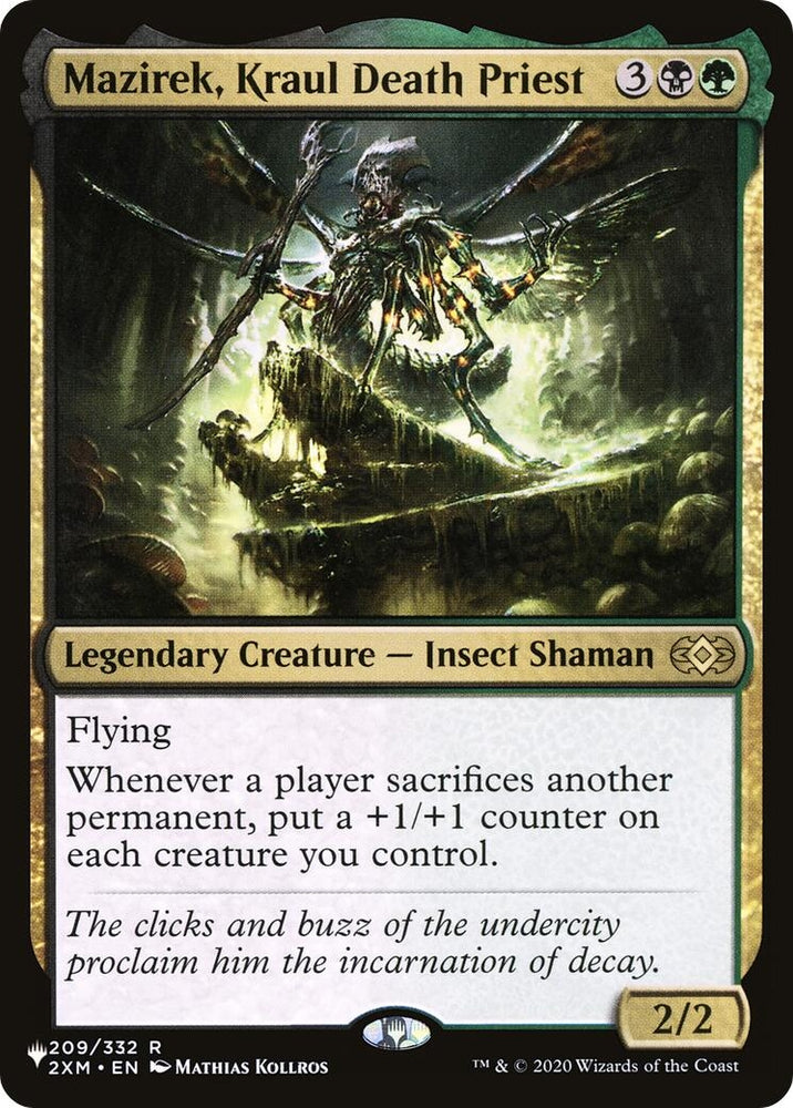 Image for Mazirek, Kraul Death Priest (209) [The List Reprints]