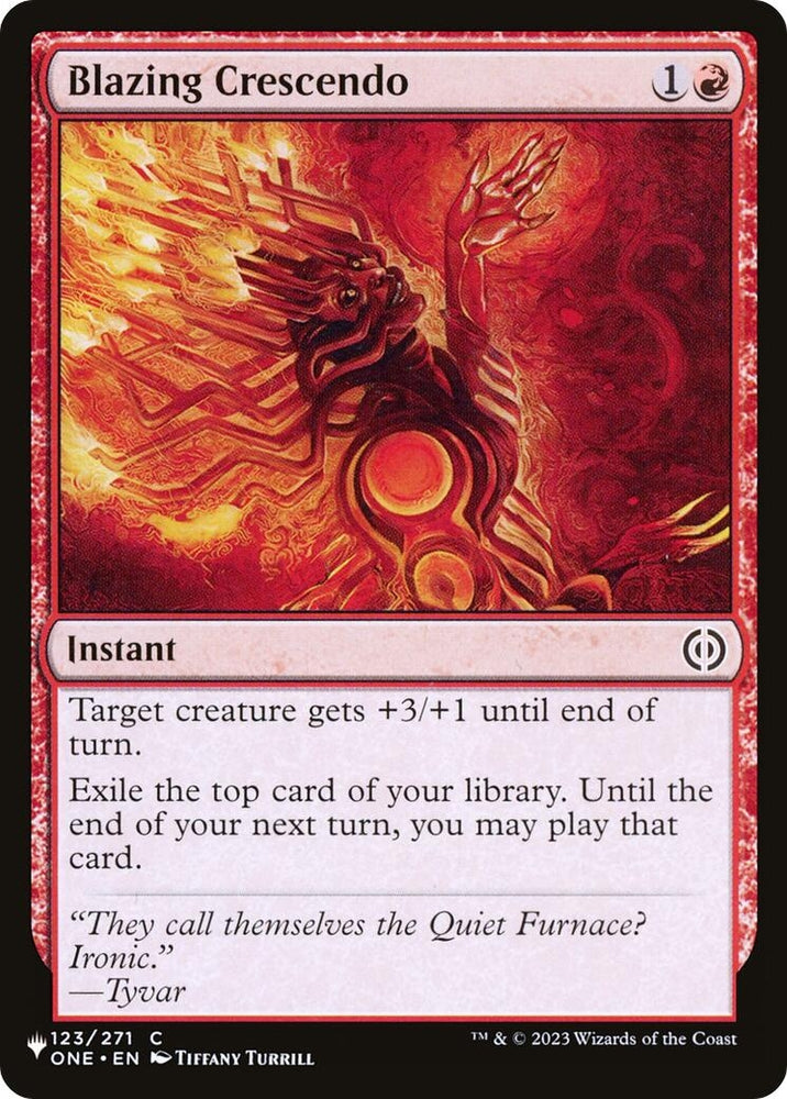 Image for Blazing Crescendo (123) [The List Reprints]