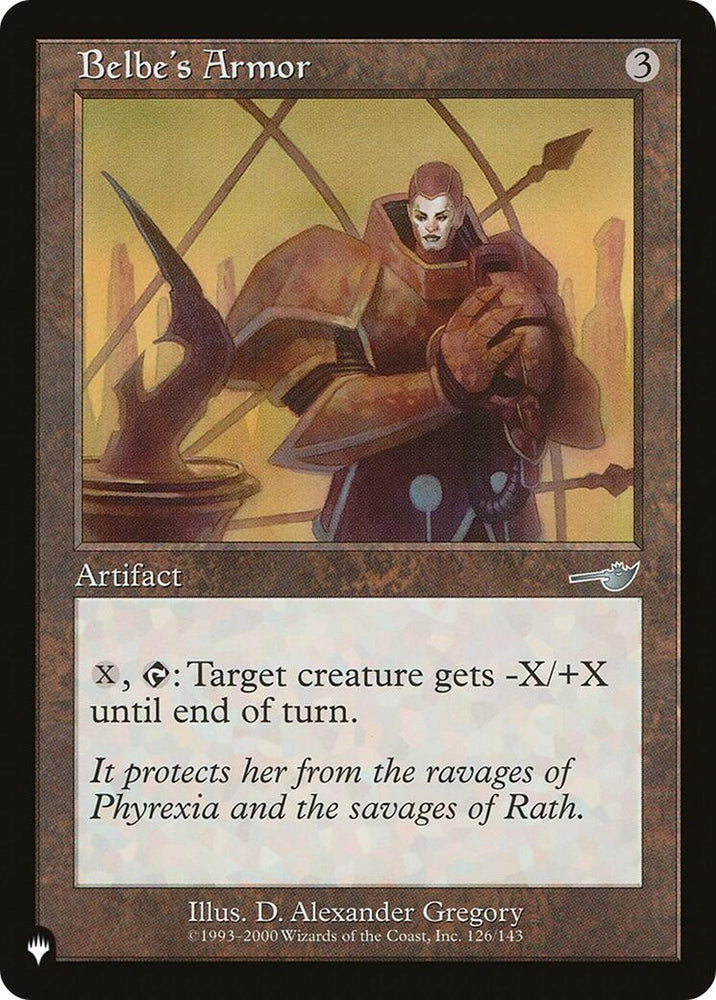 Image for Belbe's Armor (126) [The List Reprints]
