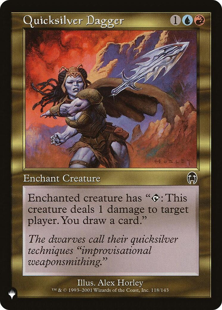 Image for Quicksilver Dagger (118) [The List Reprints]