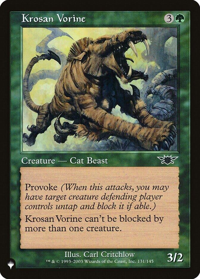 Image for Krosan Vorine (131) [The List Reprints]