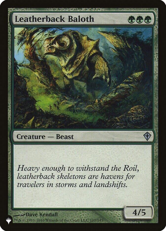 Image for Leatherback Baloth (107) [The List Reprints]