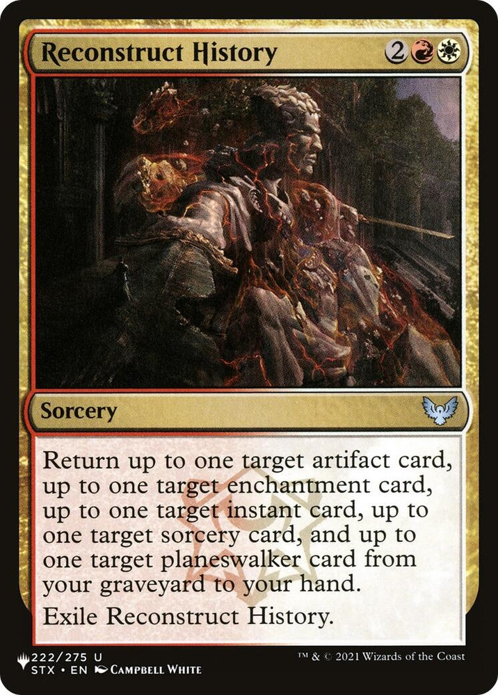 Image for Reconstruct History (222) [The List Reprints]