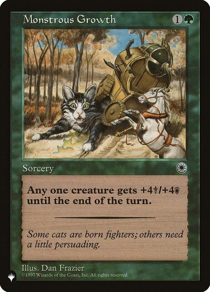 Image for Monstrous Growth (Flavor Text) (173) [The List Reprints]