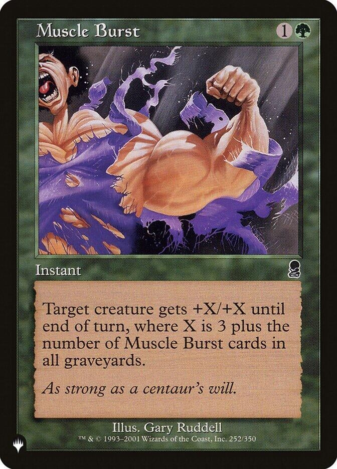Image for Muscle Burst (252) [The List Reprints]
