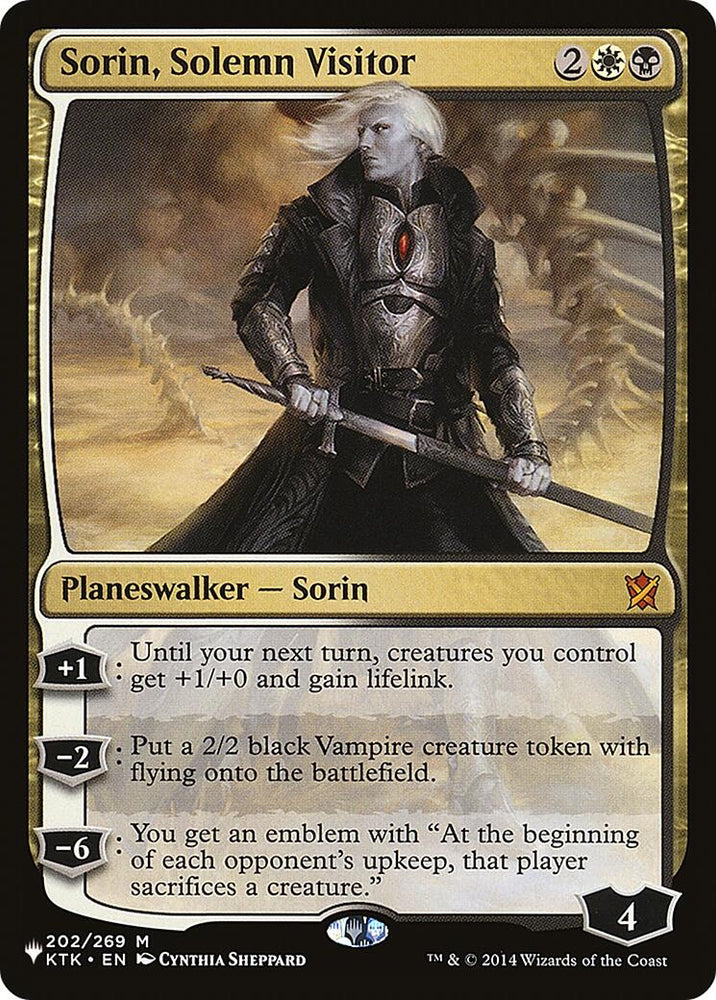 Image for Sorin, Solemn Visitor (202) [The List Reprints]