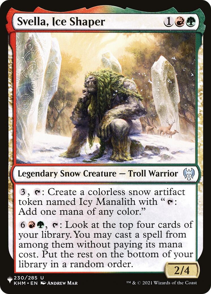 Image for Svella, Ice Shaper (230) [The List Reprints]