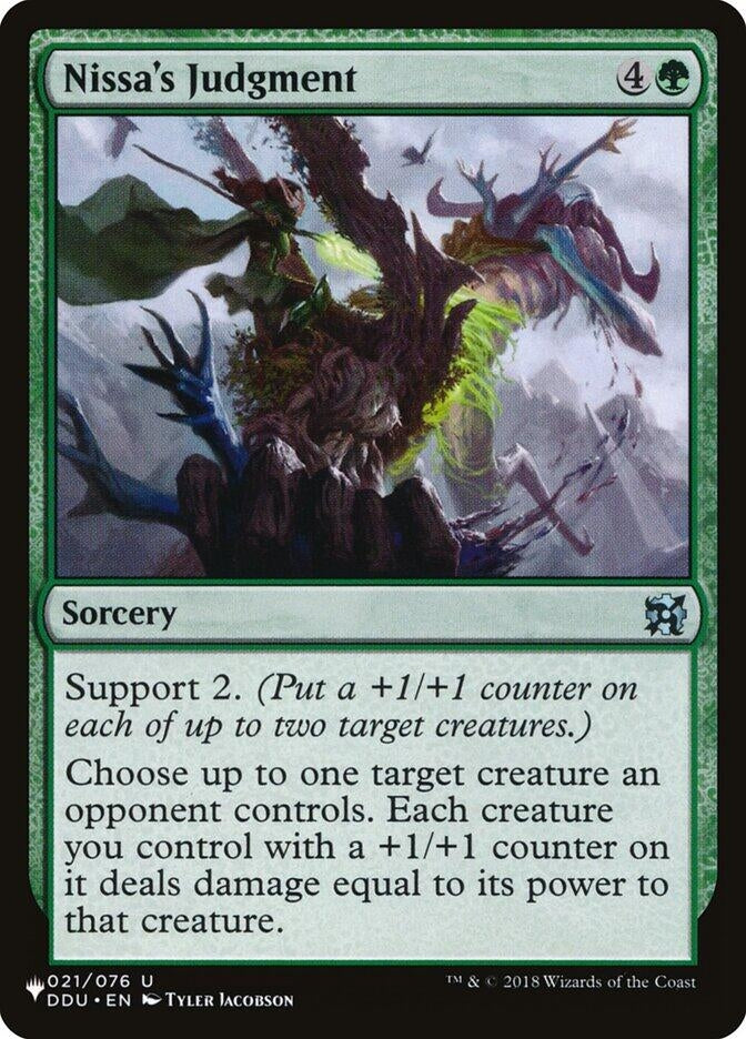 Image for Nissa's Judgment (21) [The List Reprints]