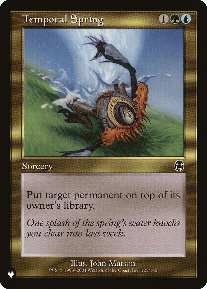 Image for Temporal Spring (125) [The List Reprints]