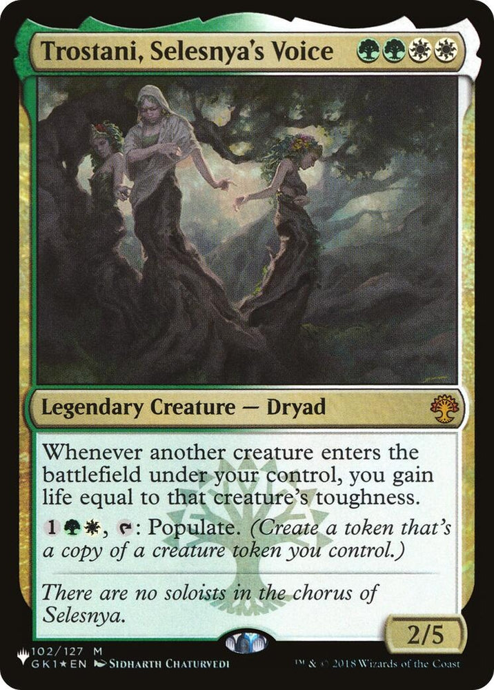 Image for Trostani, Selesnya's Voice (102) [The List Reprints]