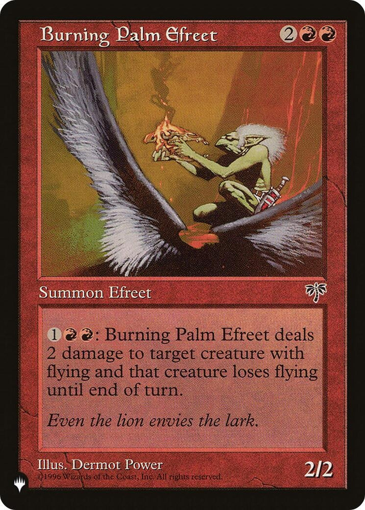 Image for Burning Palm Efreet (161) [The List Reprints]