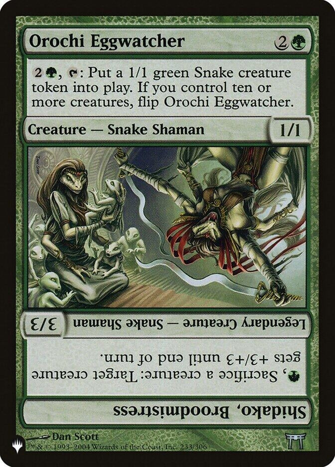 Image for Orochi Eggwatcher // Shidako, Broodmistress (233) [The List Reprints]