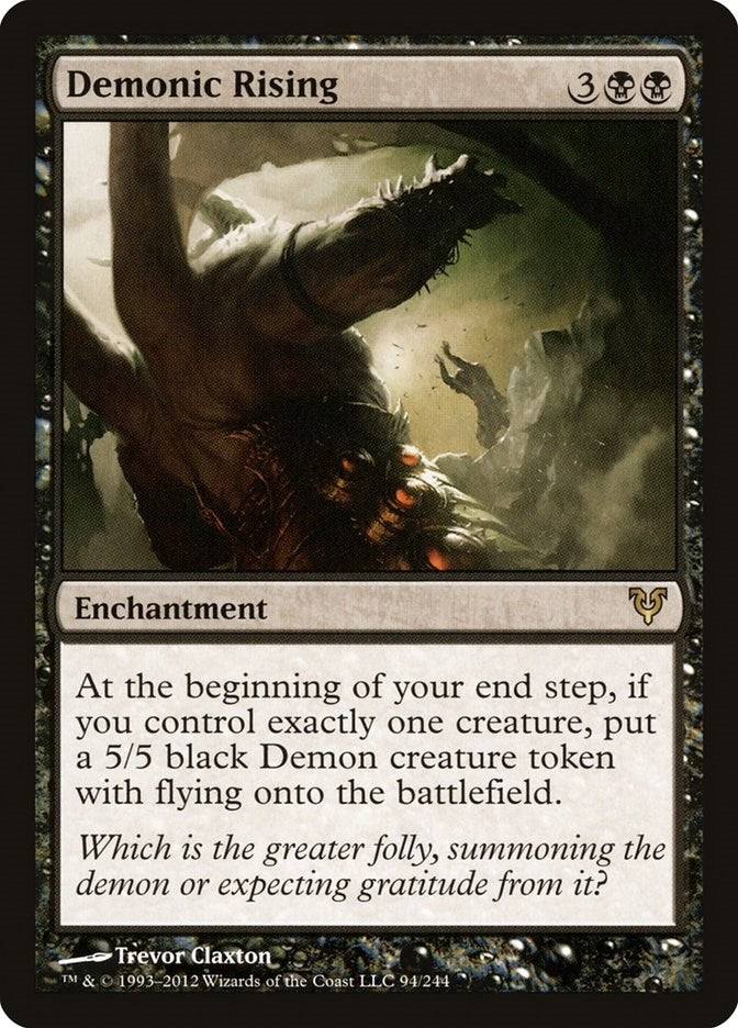 Image for Demonic Rising (94) [Avacyn Restored]
