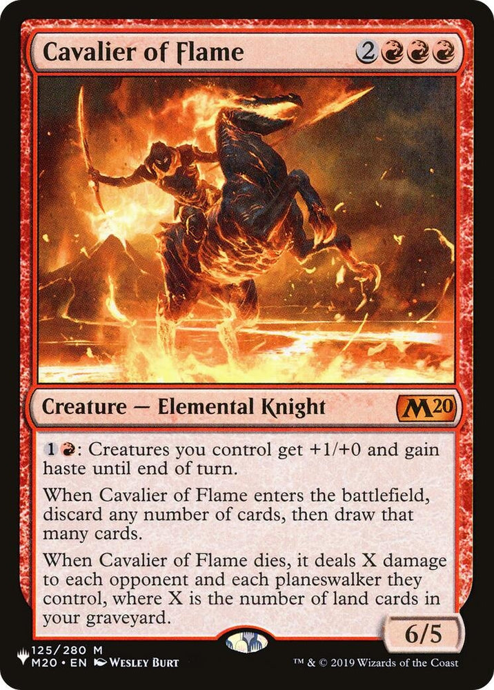 Image for Cavalier of Flame (125) [The List Reprints]