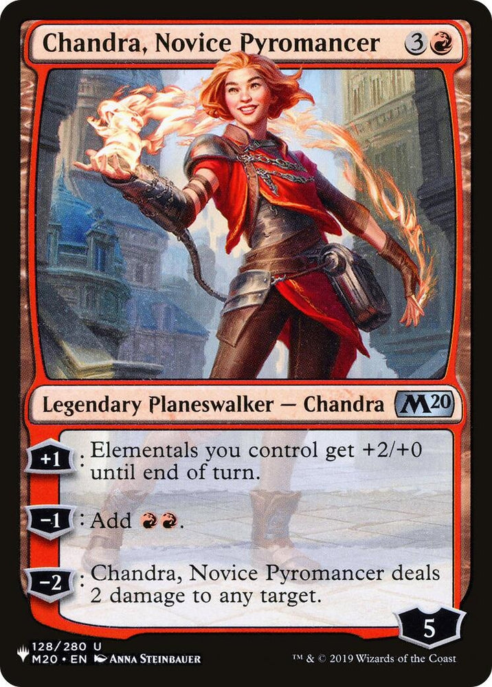 Image for Chandra, Novice Pyromancer (128) [The List Reprints]