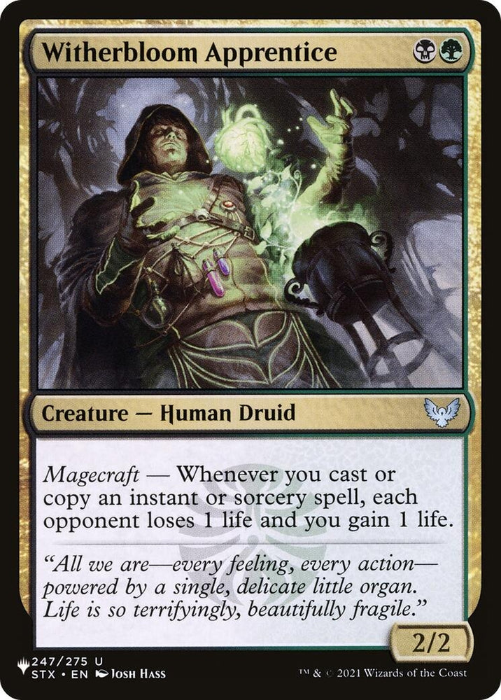 Image for Witherbloom Apprentice (247) [The List Reprints]