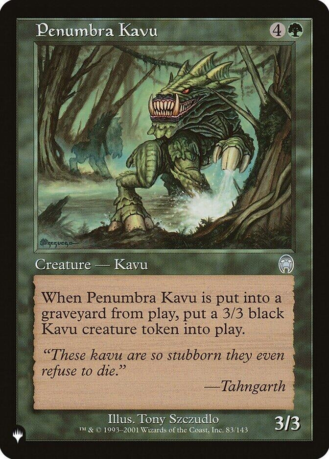 Image for Penumbra Kavu (83) [The List Reprints]