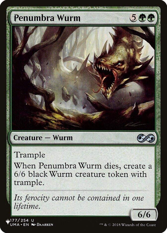 Image for Penumbra Wurm (177) [The List Reprints]