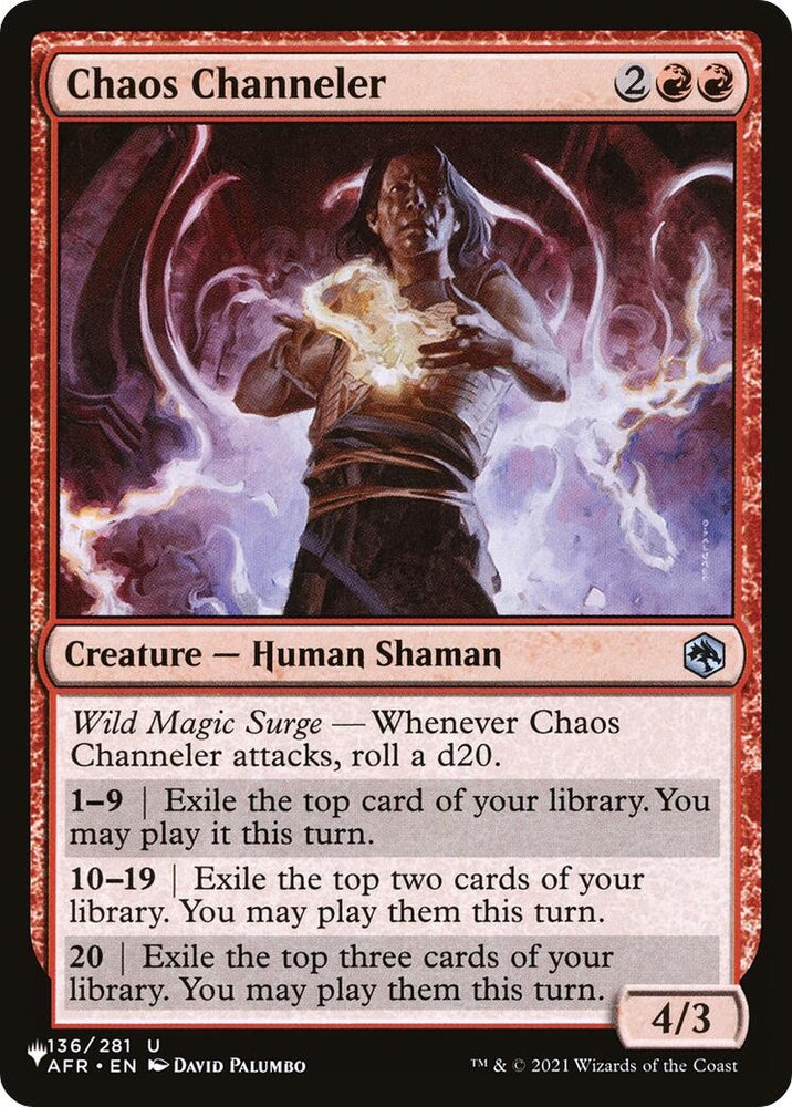 Image for Chaos Channeler (136) [The List Reprints]