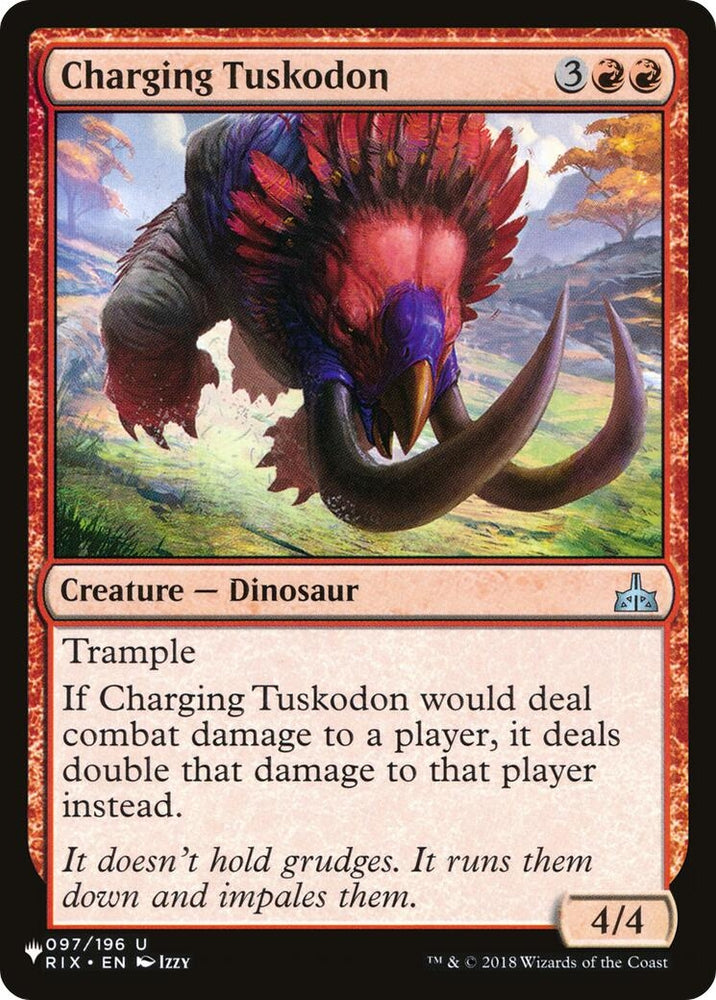 Image for Charging Tuskodon (97) [The List Reprints]