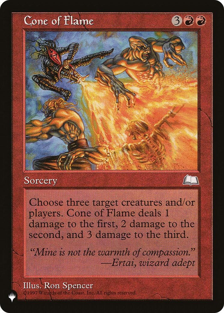 Image for Cone of Flame [The List Reprints]