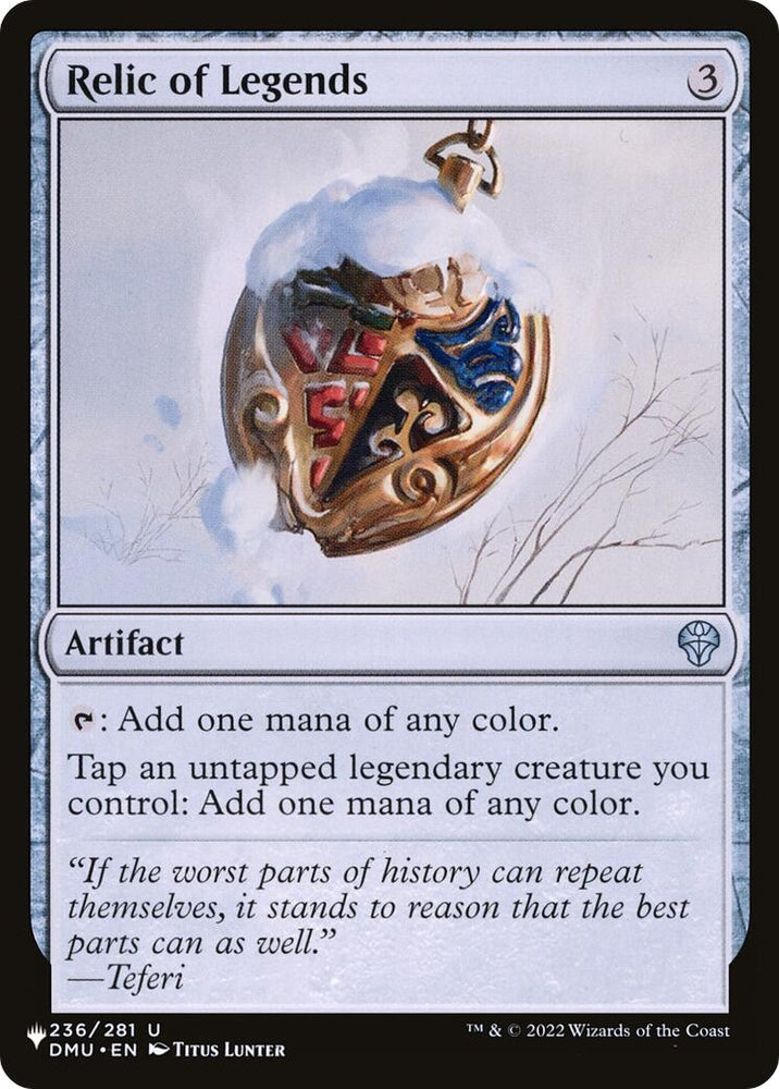 Image for Relic of Legends (236) [The List Reprints]