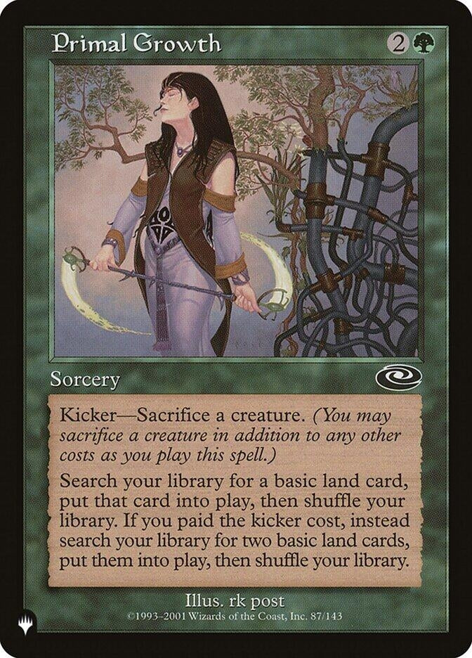 Image for Primal Growth (87) [The List Reprints]