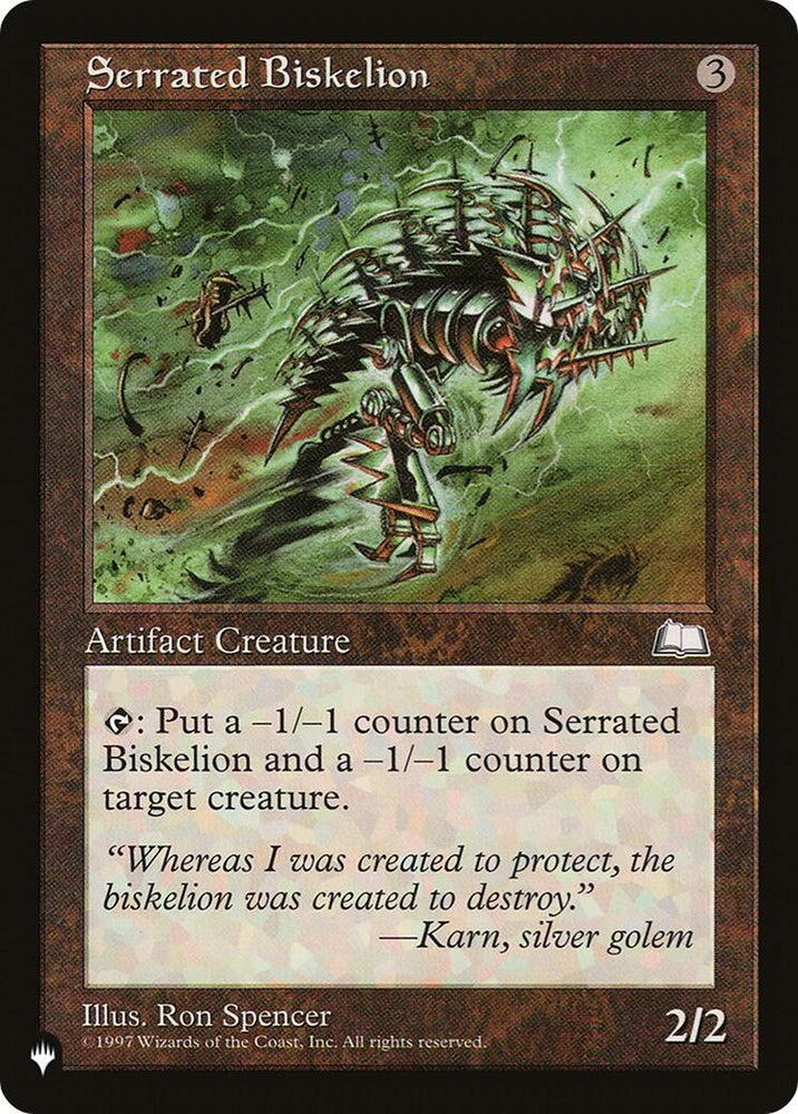 Image for Serrated Biskelion [The List Reprints]