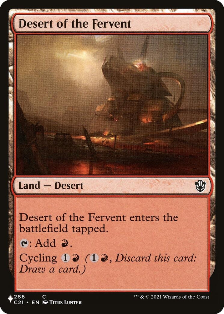 Image for Desert of the Fervent (286) [The List Reprints]