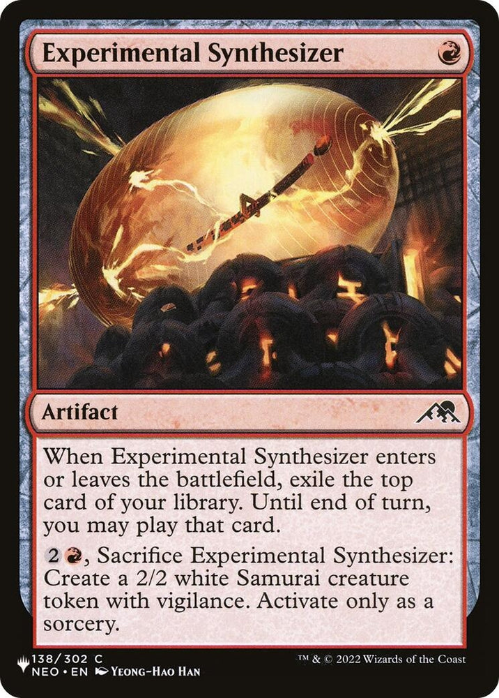 Image for Experimental Synthesizer (138) [The List Reprints]
