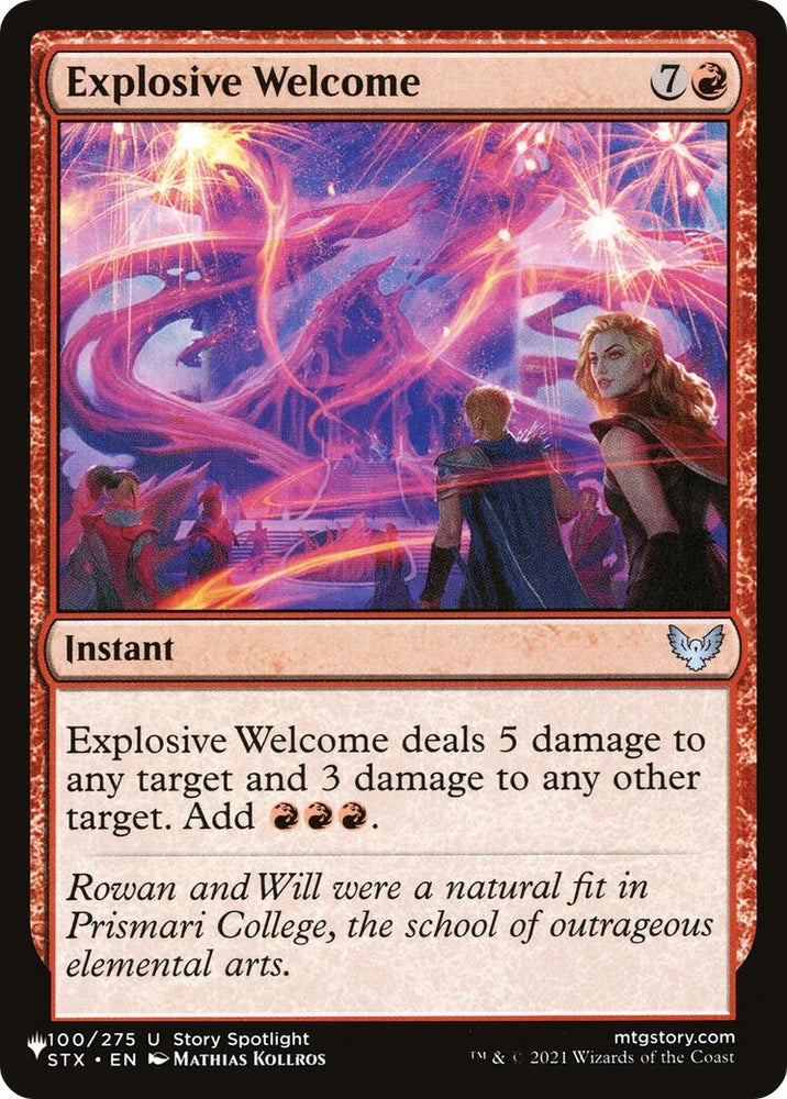 Image for Explosive Welcome (100) [The List Reprints]