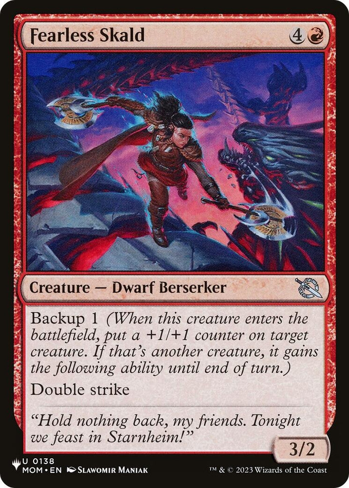 Image for Fearless Skald (138) [The List Reprints]