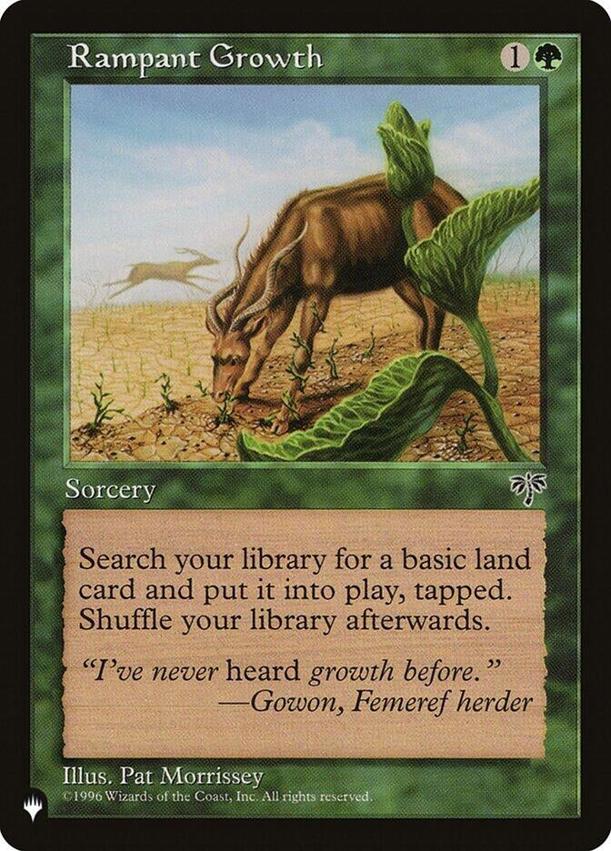 Image for Rampant Growth (MIR) [The List Reprints]