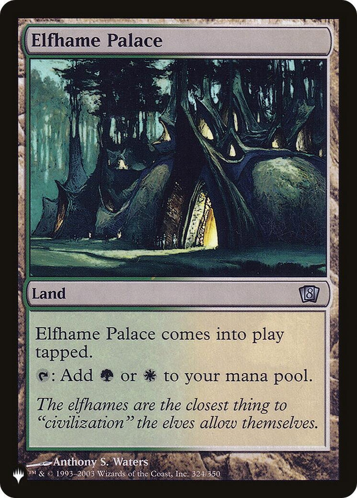 Image for Elfhame Palace (324) [The List Reprints]